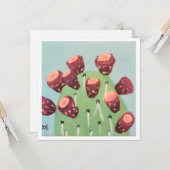 Prickly Pear Desert Cactus Karte (Vorderseite/Rückseite Beispiel)