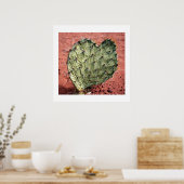Prickly Pear Heart Poster (Küche)