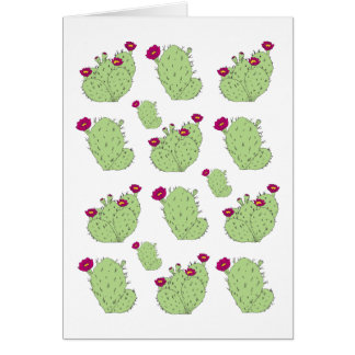 Prickly Pear Muster Texas Staat Pflanze Kaktus Lie