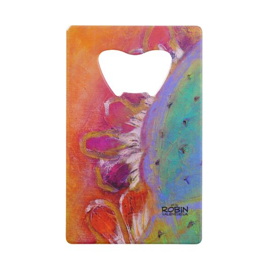 Prickly Pee Kreditkarte Flaschenöffner (Vorderseite)