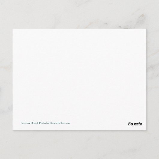 Prickly Pink Petals Cactus Arizona Foto Postkarte (Rückseite)