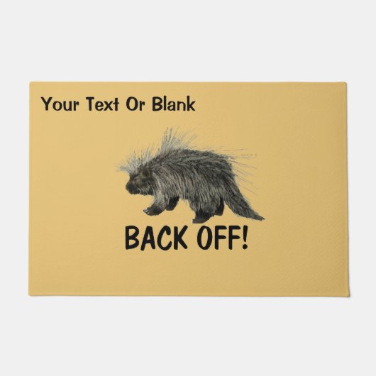 Prickly Porky Fußmatte (Vorderseite)