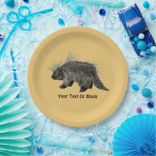 Prickly Porky Pappteller (Party)