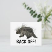 Prickly Porky Postkarte (Stehend Vorderseite)