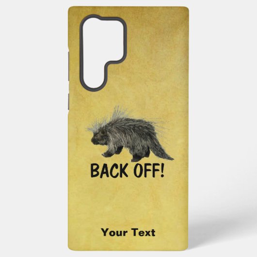 Prickly Porky - Zurück Samsung Galaxy Hülle (Rückseite)