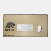 Prickly Porky - Zurück Schreibtischunterlage (Tastatur & Maus)