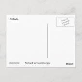 Prickly Puffs Mushroom Postcard Postkarte (Rückseite)