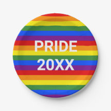 PRIDE 2023 Rainbow Stripe Pattern Party