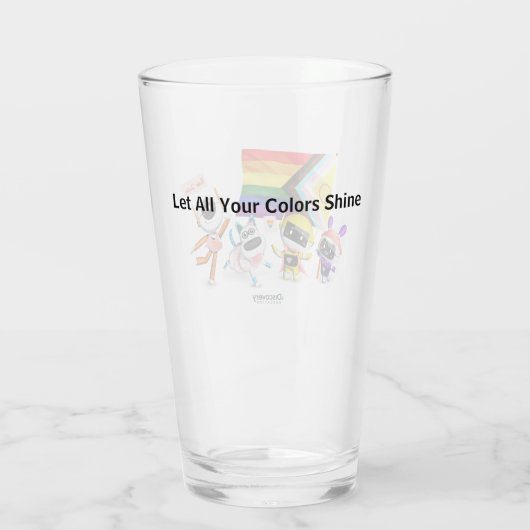 Pride 2024 - Glass Tumbler (Rückseite)