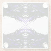 Pride Abstract 7 Deadly Sins Alcohol Ink Art Glasuntersetzer (Rückseite)