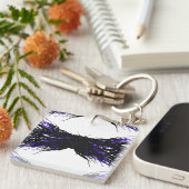 Pride Abstract 7 Deadly Sins Alcohol Ink Art Schlüsselanhänger (Vorderseite rechts)