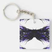 Pride Abstract 7 Deadly Sins Alcohol Ink Art Schlüsselanhänger (Vorderseite)