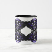 Pride Abstract 7 Deadly Sins Alcohol Ink Art Tasse (Zentrum)