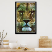"PRIDE" African Lion Poster Print (Küche)