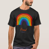 Pride Allyship Rainbow T-Shirt (Vorderseite)