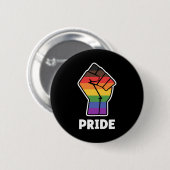 Pride Alternative Pride Fist Design for Equality Button (Vorne & Hinten)