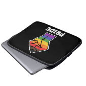 Pride Alternative Pride Fist Design for Equality Laptopschutzhülle (Vorne Knopf)