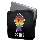 Pride Alternative Pride Fist Design for Equality Laptopschutzhülle (Vorderseite Links)