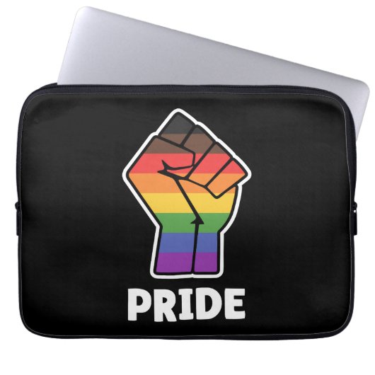 Pride Alternative Pride Fist Design for Equality Laptopschutzhülle (Vorderseite)