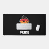 Pride Alternative Pride Fist Design for Equality Schreibtischunterlage (Tastatur & Maus)