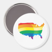 PRIDE AMERICA MAGNET (Vorderseite/Rückseite)