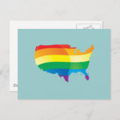 PRIDE AMERICA POSTKARTE (Vorne/Hinten)