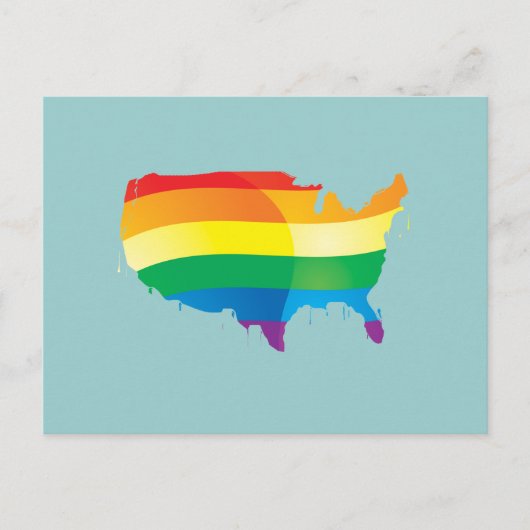 PRIDE AMERICA POSTKARTE (Vorderseite)
