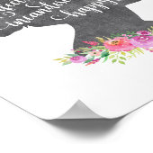 Pride and Prejudice Elizabeth Bennet Quote Poster (Ecke)