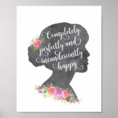 Pride and Prejudice Elizabeth Bennet Quote Poster (Vorne)