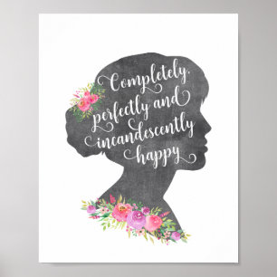 Pride and Prejudice Elizabeth Bennet Quote Poster