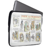 Pride and Prejudice Laptopschutzhülle (Vorne Rechts)