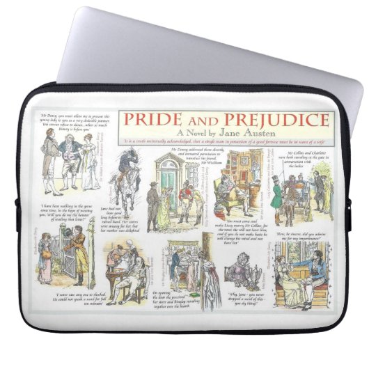 Pride and Prejudice Laptopschutzhülle (Vorderseite)