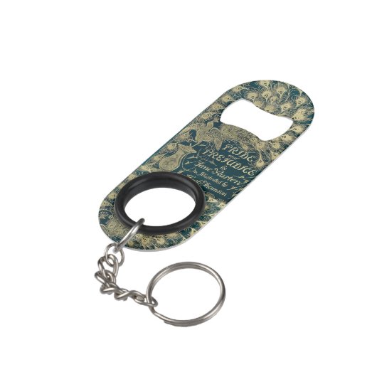 Pride and Prejudice Mini Flaschenöffner (Rückseite Schrägansicht)