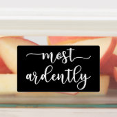 Pride And Prejudice Mr. Darcy - Most Ardently I Etiketten (Befestigt)