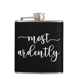 Pride And Prejudice Mr. Darcy - Most Ardently I Flachmann