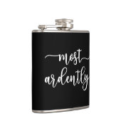 Pride And Prejudice Mr. Darcy - Most Ardently I Flachmann (Rechts)