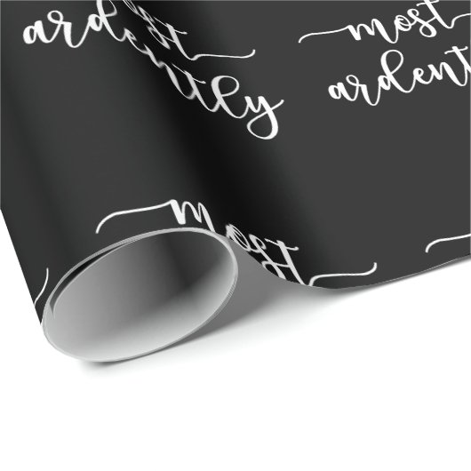 Pride And Prejudice Mr. Darcy - Most Ardently I Geschenkpapier (Rolleneckpunkt)