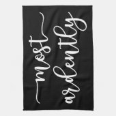 Pride And Prejudice Mr. Darcy - Most Ardently I Geschirrtuch (Vertikal)