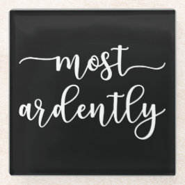 Pride And Prejudice Mr. Darcy - Most Ardently I Glasuntersetzer