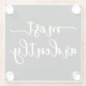 Pride And Prejudice Mr. Darcy - Most Ardently I Glasuntersetzer (Rückseite)