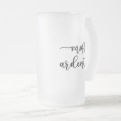 Pride And Prejudice Mr. Darcy - Most Ardently I Mattglas Bierglas (VorderseiteRechts)