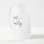 Pride And Prejudice Mr. Darcy - Most Ardently I Mattglas Bierglas (Vorderseite Links)