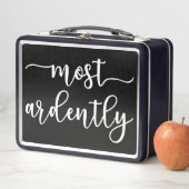 Pride And Prejudice Mr. Darcy - Most Ardently I Metall Brotdose (Beispiel)