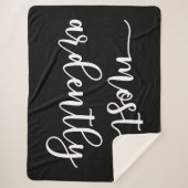 Pride And Prejudice Mr. Darcy - Most Ardently I Sherpadecke (Vorderseite)