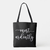 Pride And Prejudice Mr. Darcy - Most Ardently I Tasche (Rückseite)
