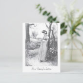 Pride and Prejudice: Mr. Darcy's Letter Postkarte (Stehend Vorderseite)