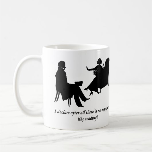 Pride and Prejudice - No enjoyment like reading Kaffeetasse (Links)