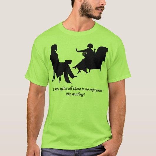 Pride and Prejudice - No enjoyment like reading T-Shirt (Vorderseite)