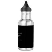 Pride and Prejudice Quote III Edelstahlflasche (Rechts)