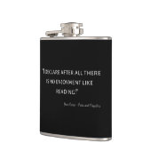 Pride and Prejudice Quote III Flachmann (Links)